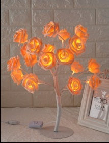 LED Tree Lamp Rose Small Tree Lamp Modeling Lamp Table Lamp