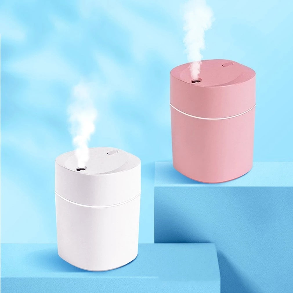 Mini Humidifier With LED Night Light, Cool Mist Humidifier, USB Personal Desktop Humidifier For Car Home Mini Mist Maker With Colorful Night USB Sprayer Essential Oil Diffuser Air Purifier