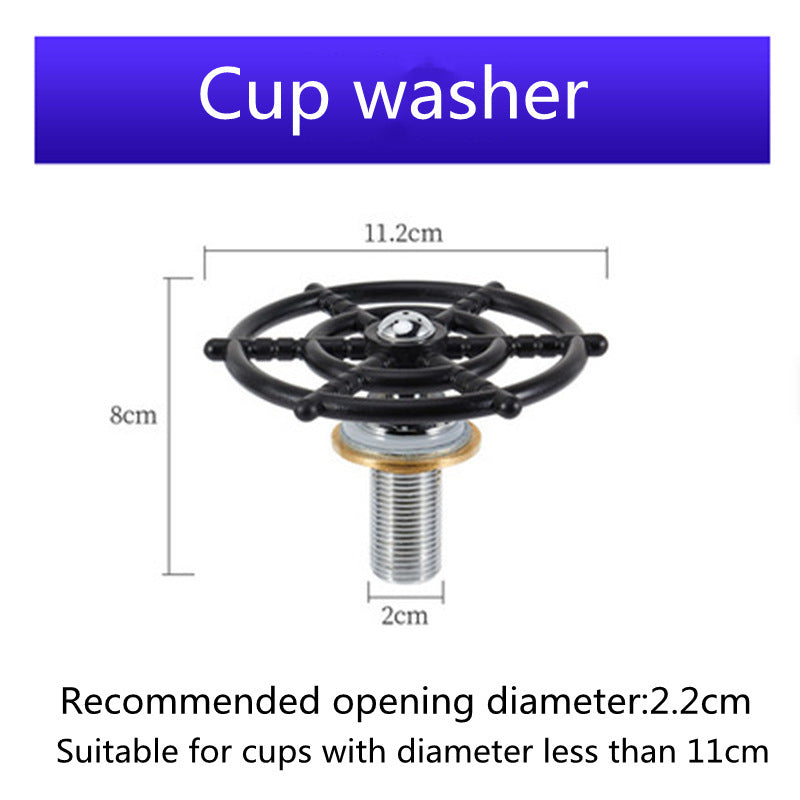 Stainless Steel Cup Washer With Embedded Automatic High-pressure Push Cup Washer